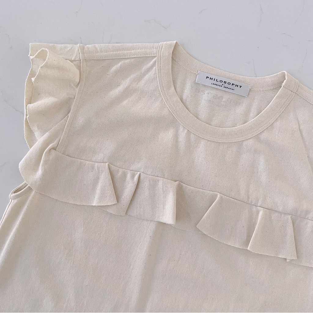 Philosophy Di Lorenzo Serafini Fluttered Sleeveless Top, 6